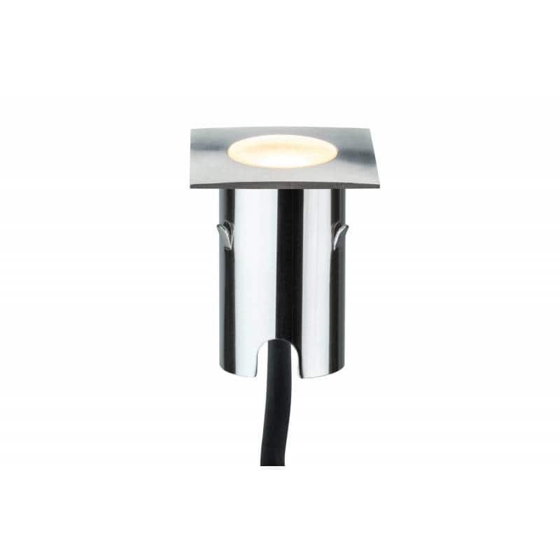 Mini Spot led extérieur encastré sol carré acier inoxydable par 4 professionnel