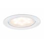 Spot led encastrable extra plat pour meuble rond 65mm blanc 4,5W professionnel