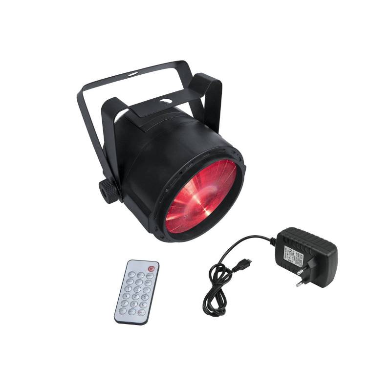 Projecteur scénique rechargeable 1 faisceaux RGBW 4W professionnel