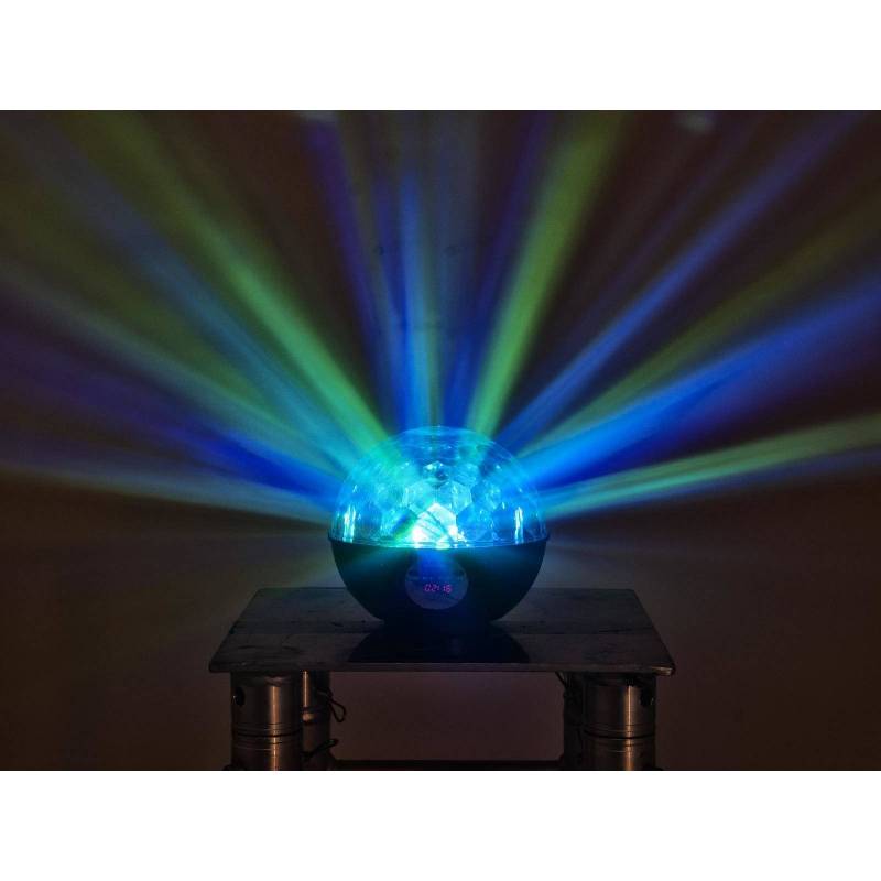 Lampe disco rechargeable haut-parleur multicolore MP3 radio professionnel