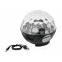 Lampe disco rechargeable haut-parleur multicolore MP3 radio professionnel