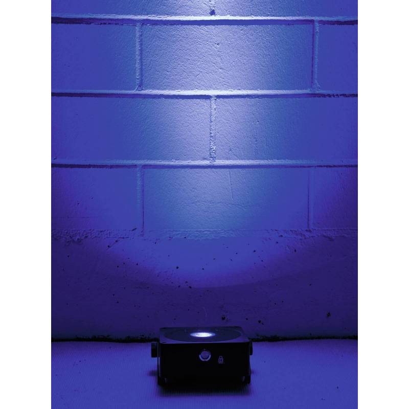 Projecteur rechargeable plat LED RGBW DMX 15W professionnel