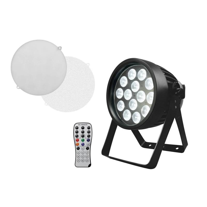 Projecteur LED PAR 90W extérieur RGBW 14x8W QCL avec télécommande professionnel