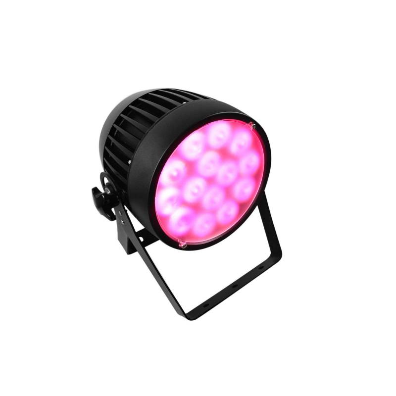 Projecteur LED PAR 90W extérieur RGBW 14x8W QCL avec télécommande professionnel