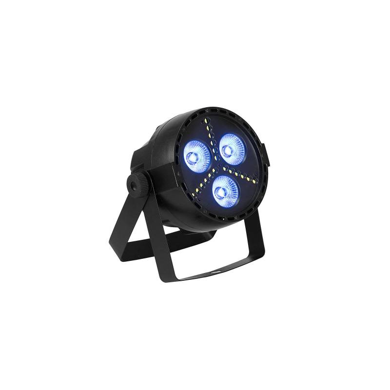 Projecteur de scène LED RGB DMX + stroboscopique 16W