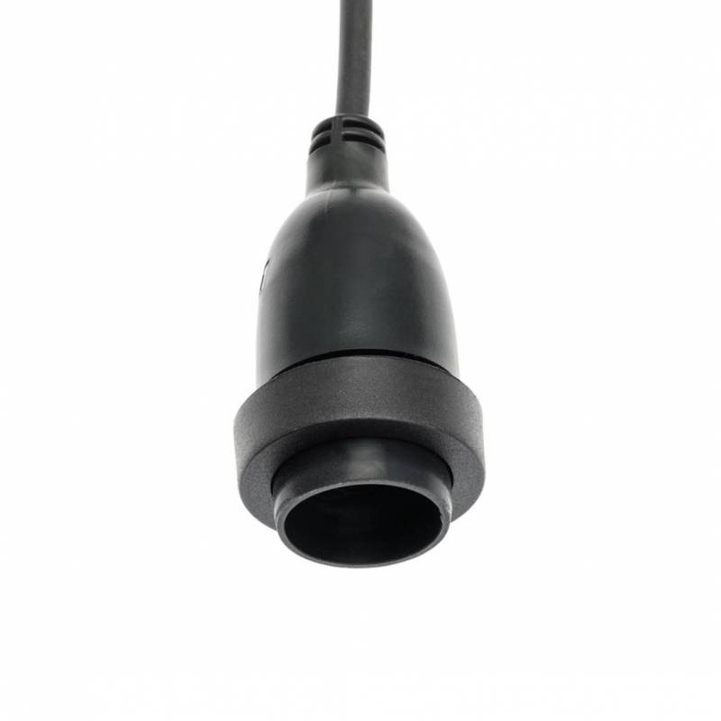 Guirlande Guinguette à stalactites suspendus 5M hauteur 70CM 8 douilles E27 cable noir IP44 professionnel