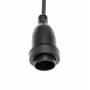 Guirlande Guinguette à stalactites suspendus 5M hauteur 70CM 8 douilles E27 cable noir IP44 professionnel