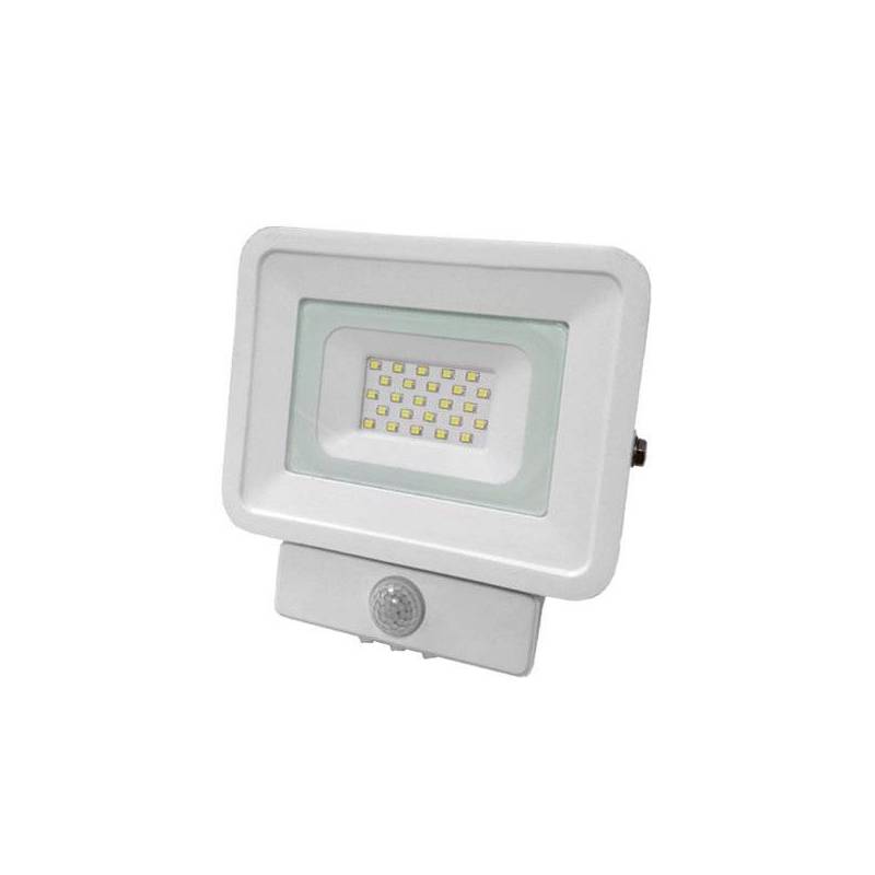 Projecteur led plat gris détecteur de mouvement 10w blanc froid