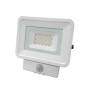 Projecteur led plat gris détecteur de mouvement 10w blanc froid