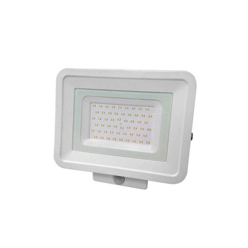 Projecteur led plat blanc détecteur de mouvement extérieur 30 3000k