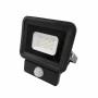 Projecteur led noir avec detecteur de mouvement 10W blanc naturel