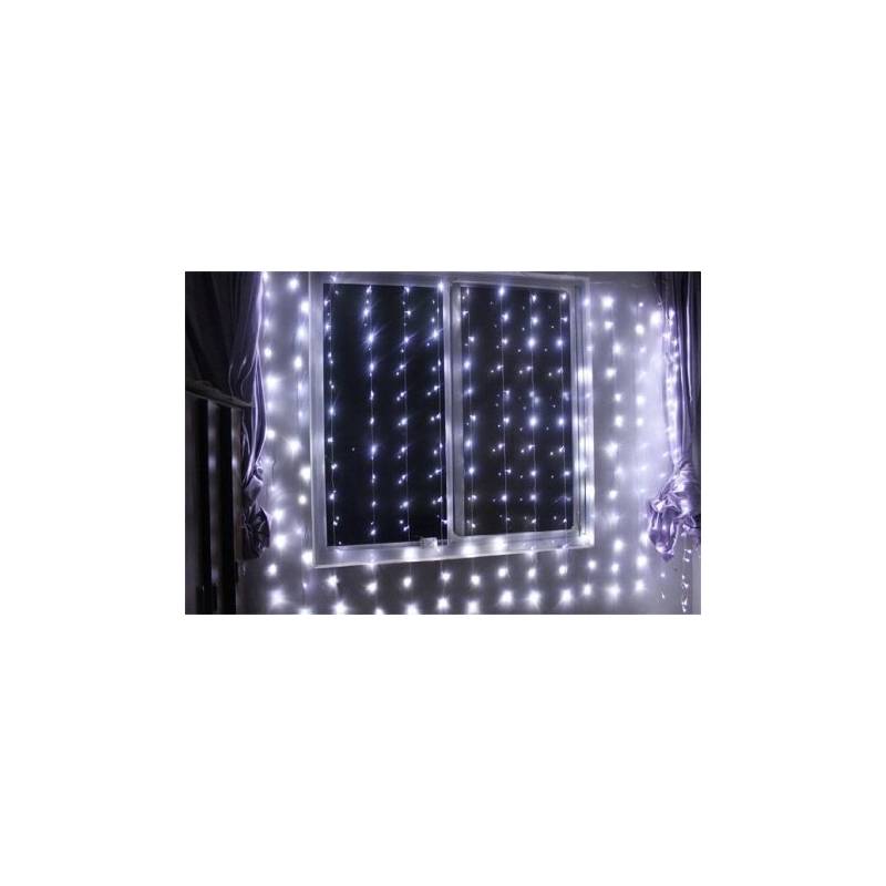 Rideaux lumineux led Blanc Froid Intérieur extérieur