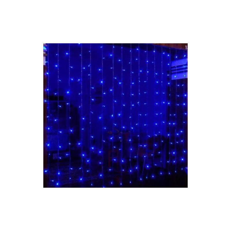 Rideaux lumineux led Bleu 2X2 mètres professionnel