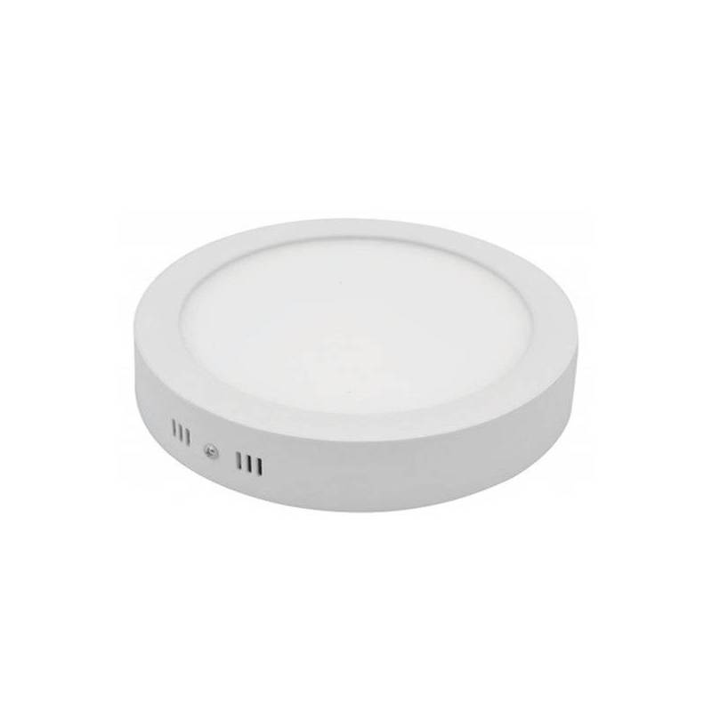 Spot en saillie rond 12 cm blanc FROId 6000K 6 W professionnel