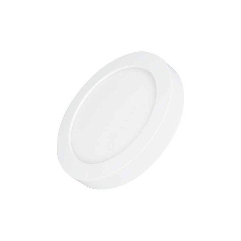 Spot en saillie led rond 12 cm blanc réglable 3000-6000k 6W professionnel