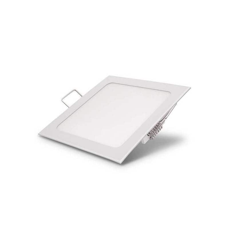 Spot downlight led carre 16x16 cm blanc froid 6000 k 12W professionnel