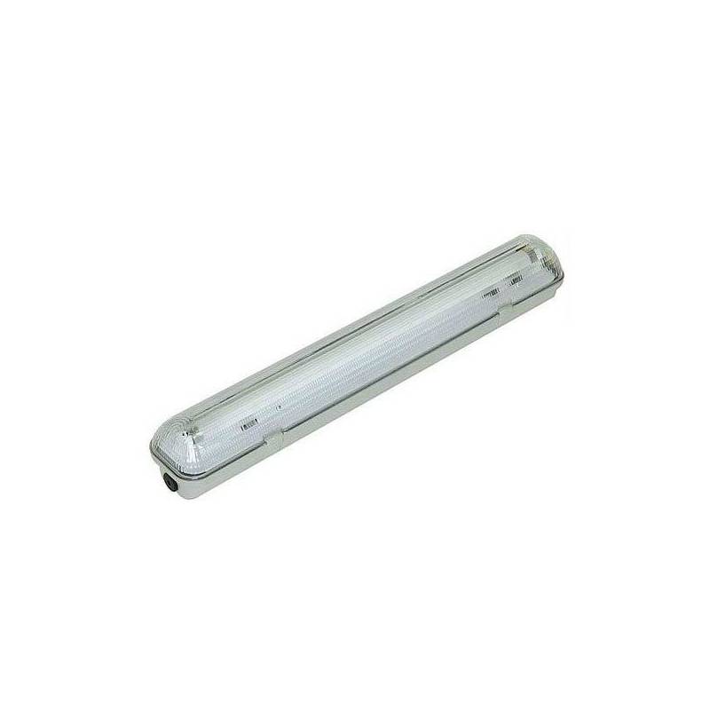 Réglette simple pour tube T8 60CM non inclus IP65 étanche plastique