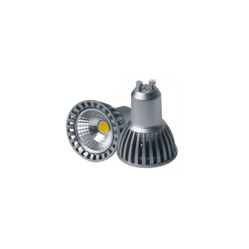 Ampoule LED GU10 4W 50 degrés COB 6000k blanc froid professionnel