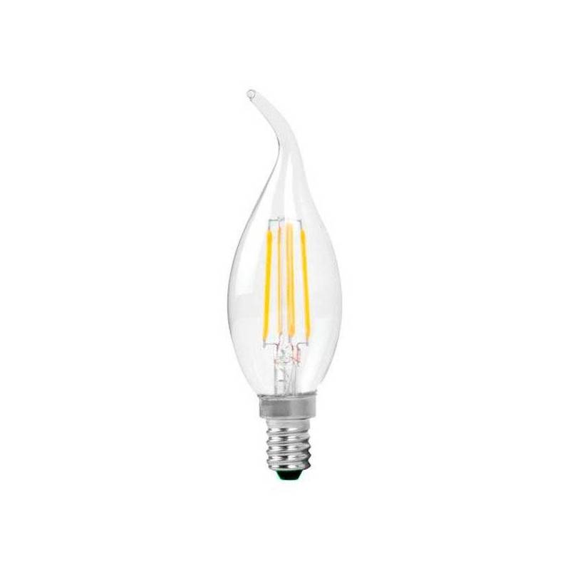 Ampoule bougie E14 C35 4W 4500k filament blanc neutre professionnel