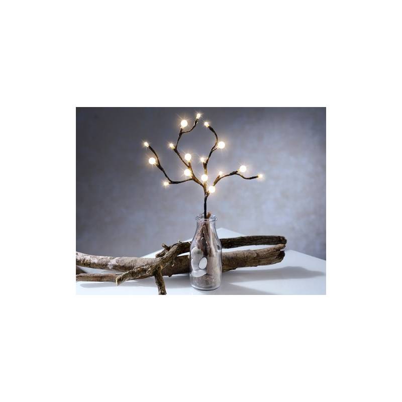 Branchage de 16 led blanc chaud