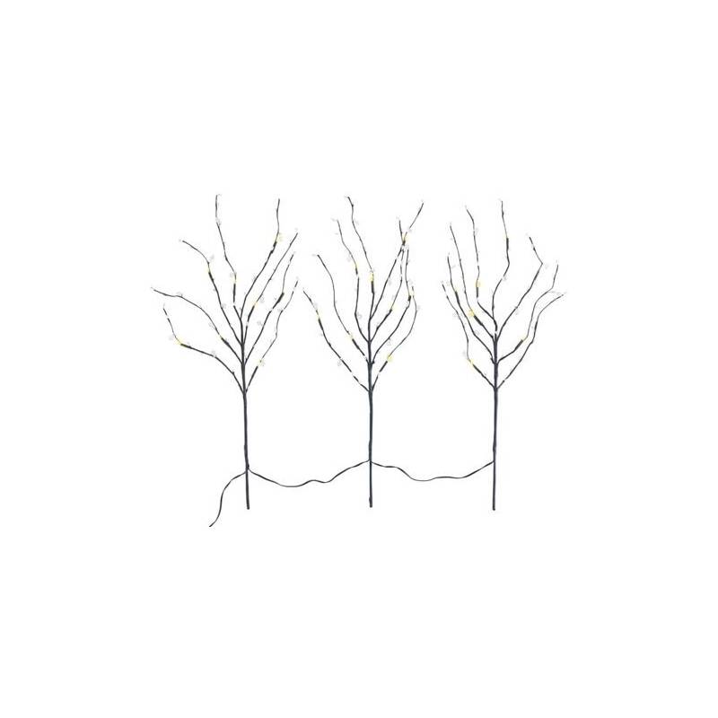 Lot de 3 branchages 24 leds