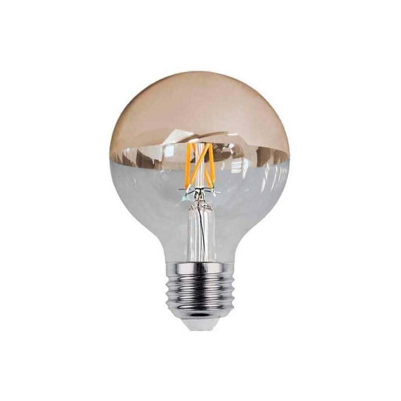 Ampoule LED G95 mm 4W 2700k E27 argent ambrée vintage blanc chaud professionnelle professionnel