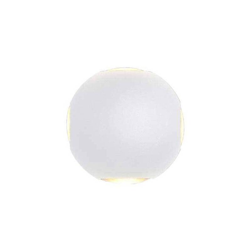 Applique murale extérieure LED boule blanche Blanc neutre IP54 4W professionnelle