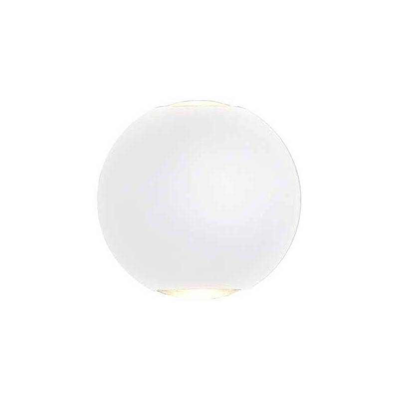 lApplique extérieure murale blanc boule Blanc neutre 4000k IP54 6W professionnel