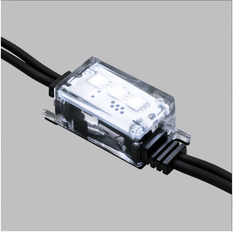 Guirlande stroboscopique flash 10 lampes blanc froid connectable professionnelle ILLUPRO 230V professionnel