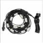 Guirlande stroboscopique flash 10 lampes blanc froid connectable professionnelle ILLUPRO 230V professionnel