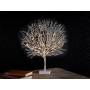 Arbre décoratif  lumineux 25 led blanc chaud 50cm à piles