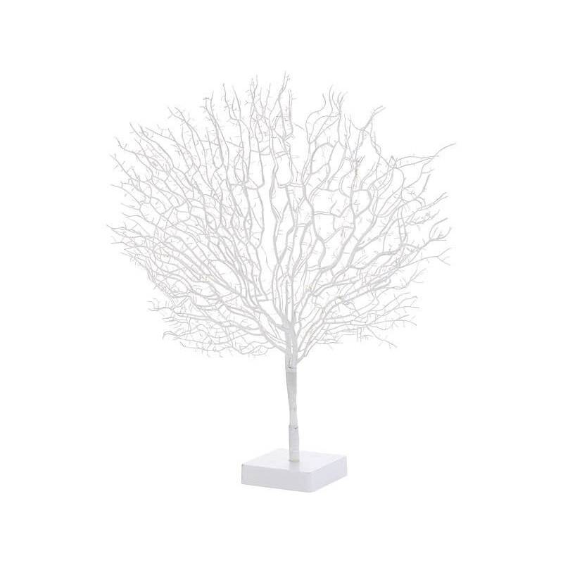 Arbre décoratif led blanc 50 cm