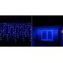 Guirlande led stalactite bleu effet chute de neige