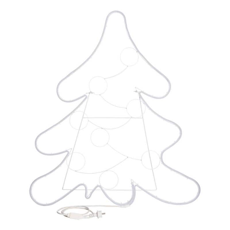 Sapin de noël lumineux 1.5M 600 LED blanc chaud tube néon professionnel