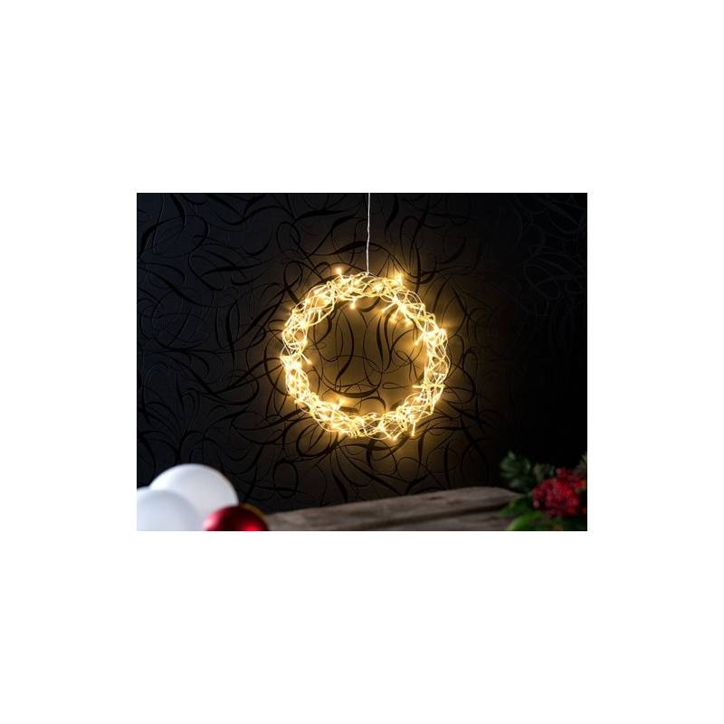 Couronne décorative led 30 cm