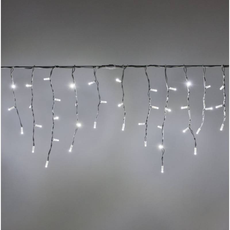 copy of Guirlande mini stalactite 10M H12CM 550 LED blanc froid cable transparent professionnel