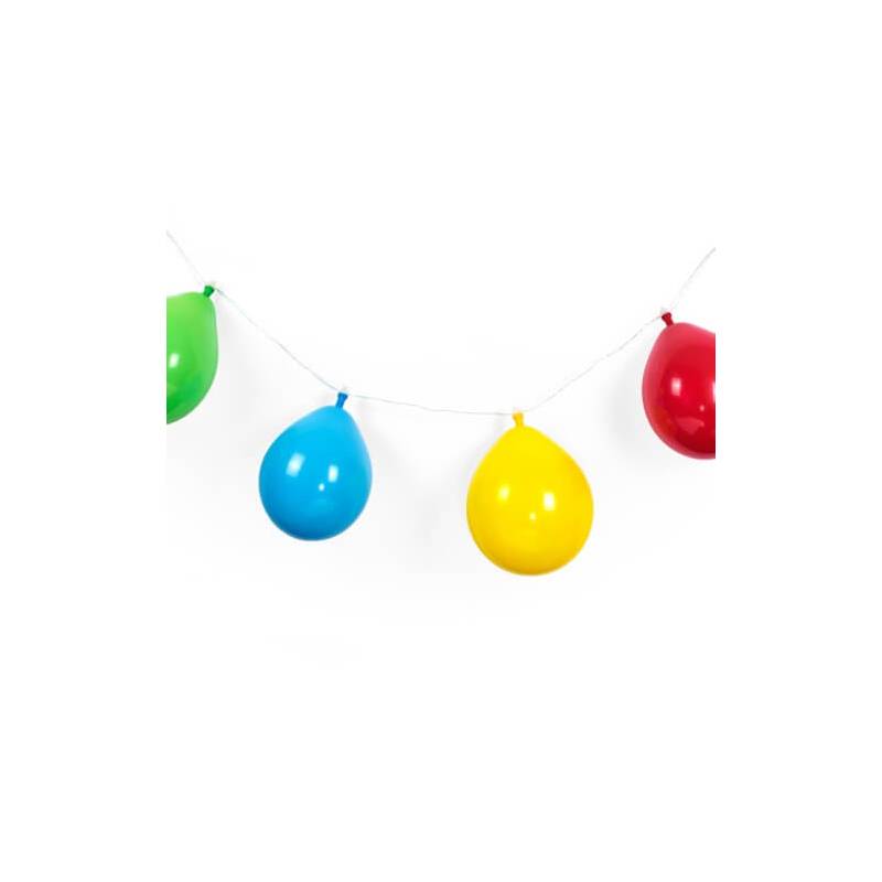 Guirlande led de 10 ballons de baudruches