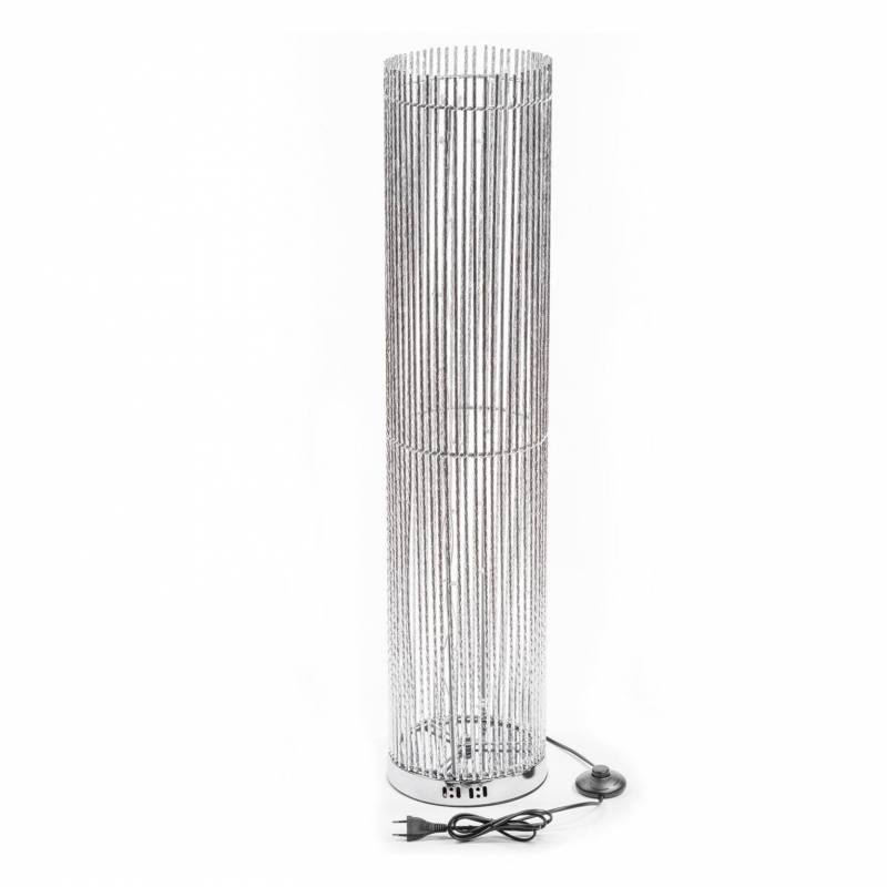 Colonne lumineuse 1M 60 LED blanc chaud tube alu professionnel