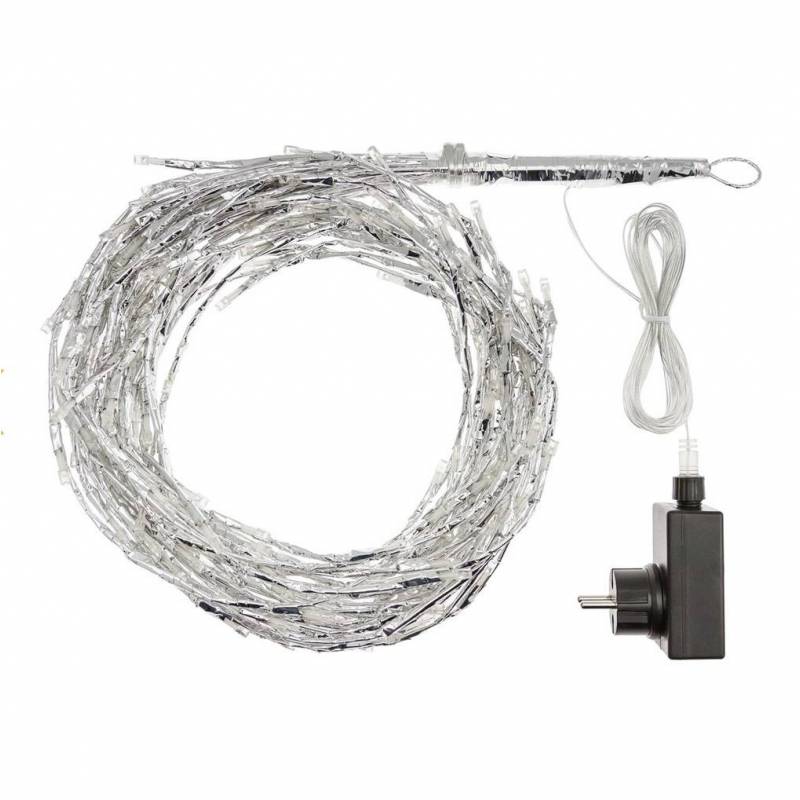 Branche lumineuse 95CM 240 LED blanc chaud structure argentée professionnel