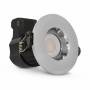 Spot BBC led encastrable 7W rond 90mm 3 collerettes incluses professionnel