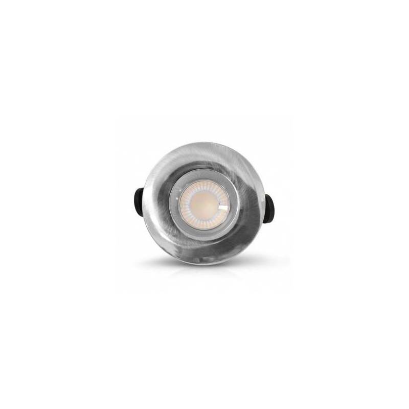 Spot BBC led encastrable 7W rond 90mm 3 collerettes incluses professionnel