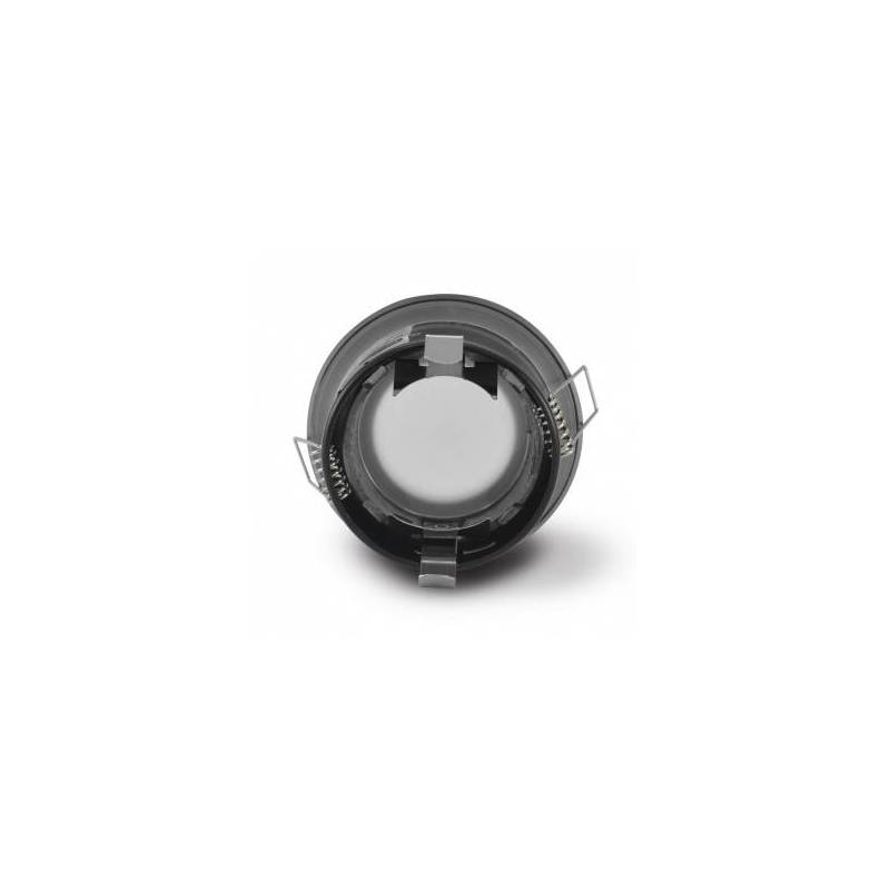 Support spot RT2012 BBC encastrable plafond IP65 rond aluminium 83 mm professionnel