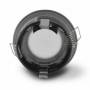 Support spot RT2012 BBC encastrable plafond IP65 rond aluminium 83 mm professionnel