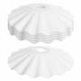 Lot de 8 abat jour blanc pour guirlande guinguette LUXA professionnel