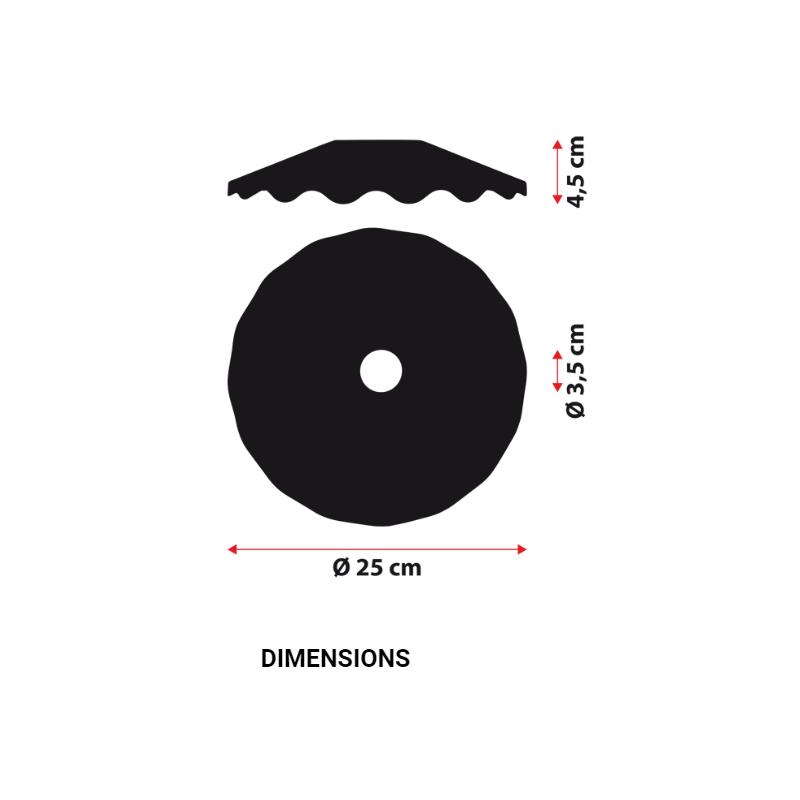 abat jour noir guirlande guinguette dimensions techniques