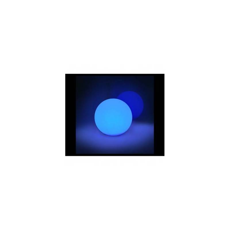 Boule lumineuse led solaire RGB IP67 250mm avec détecteur crépusculaire professionnel