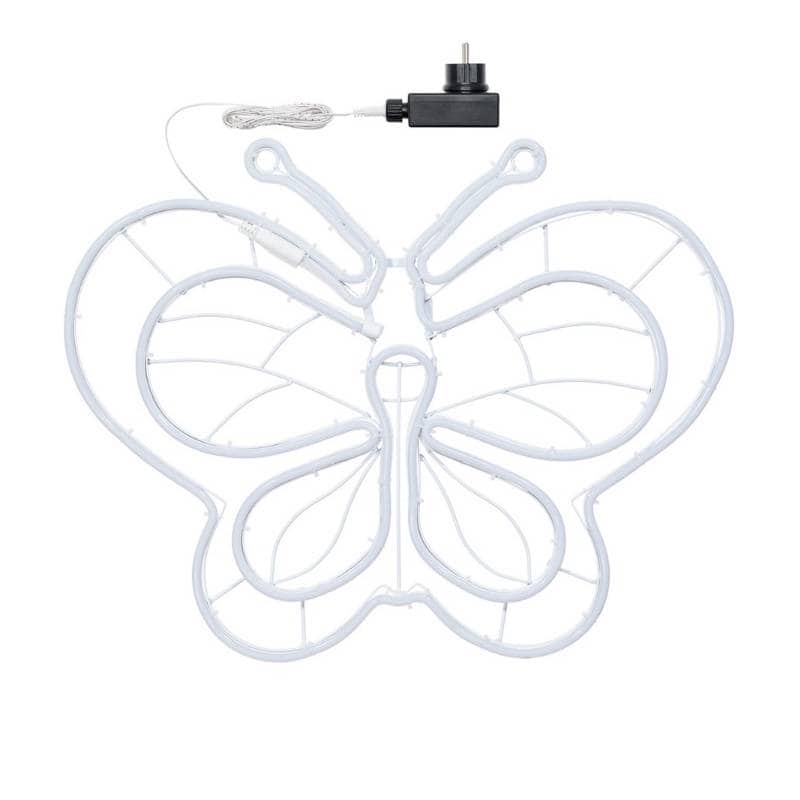 Lampe papillon blanc chaud rose professionnel