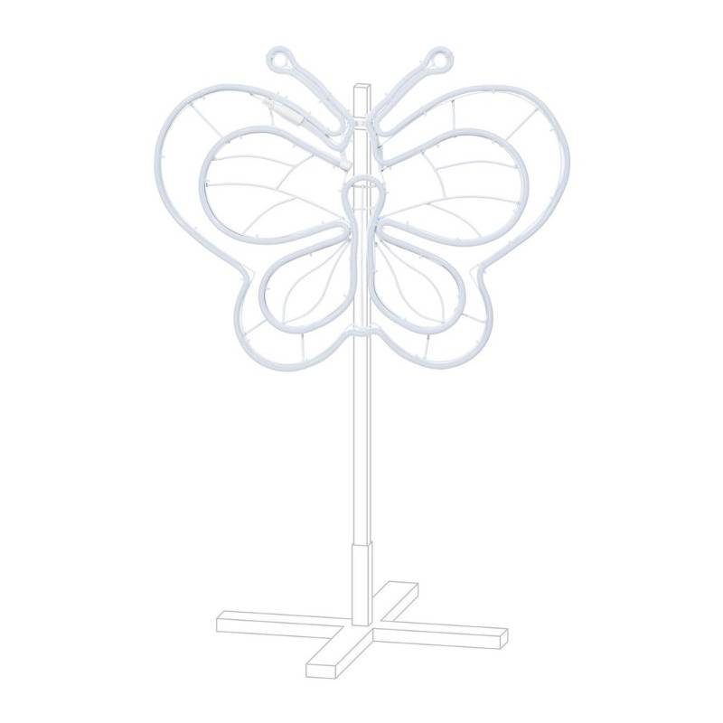 Lampe papillon blanc chaud rose professionnel