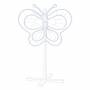 Lampe papillon blanc chaud rose professionnel