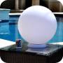 Boule lumineuse 25CM blanche sans fil rechargeable LED ou filaire professionnelle